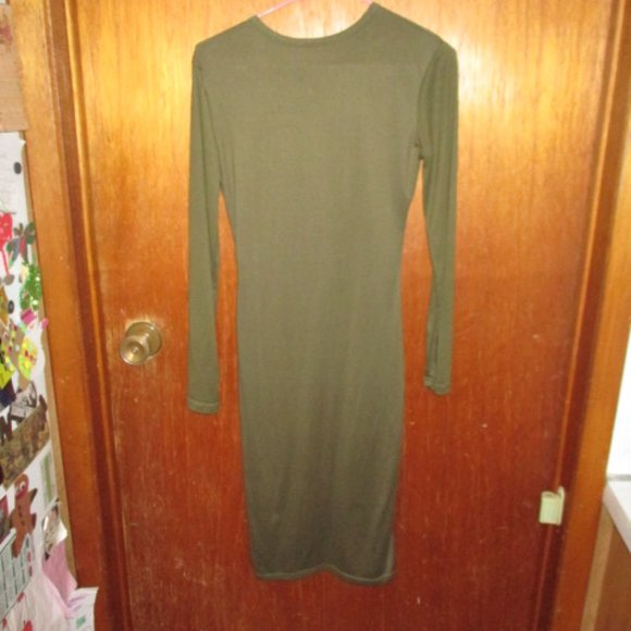 Bundle 3 for $15 - Soft, stretchy bodycon long sleeve dress - Picture 2 of 2
